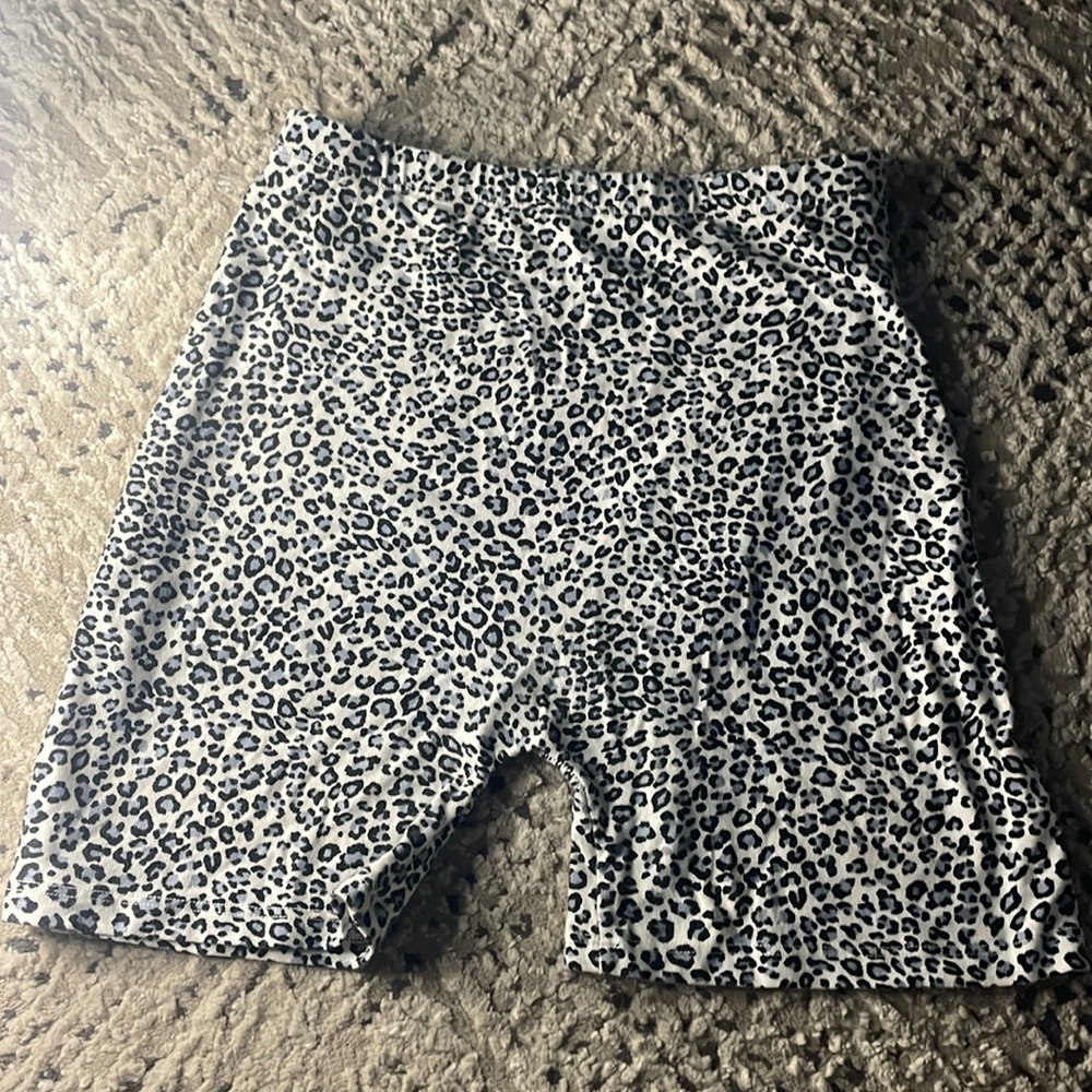 Brandy Melville cheetah biker shorts